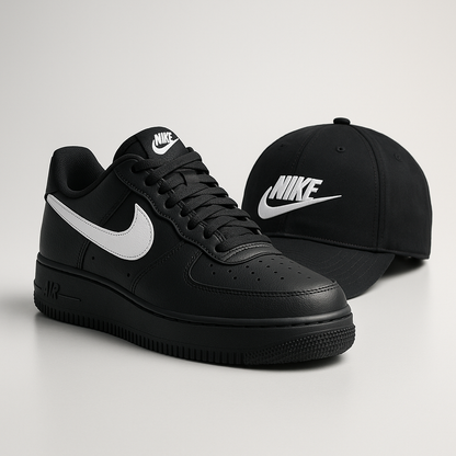 NK™ Essentials Pack – Air Style Sneakers + Logo Cap