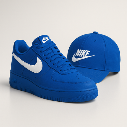 NK™ Essentials Pack – Air Style Sneakers + Logo Cap