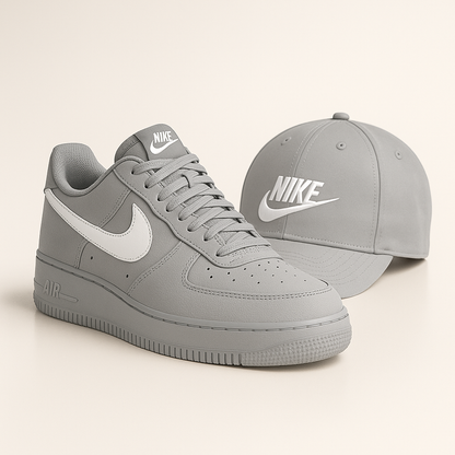 NK™ Essentials Pack – Air Style Sneakers + Logo Cap